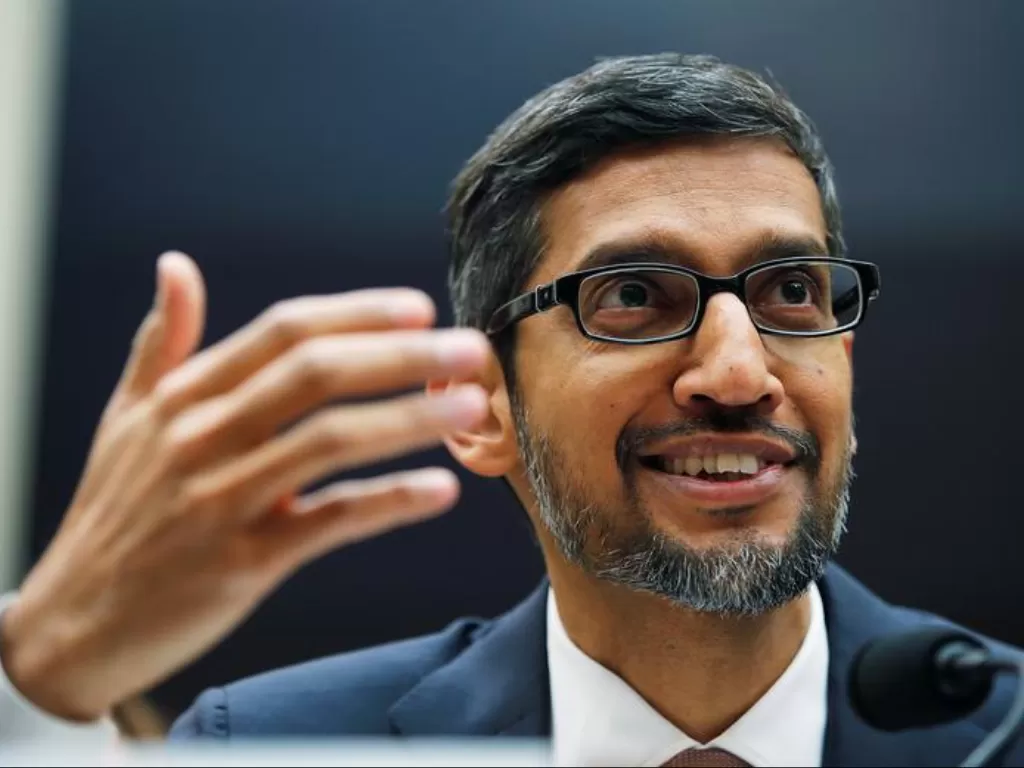 CEO Google, Sundar Pichai. (REUTERS/Jim Young)