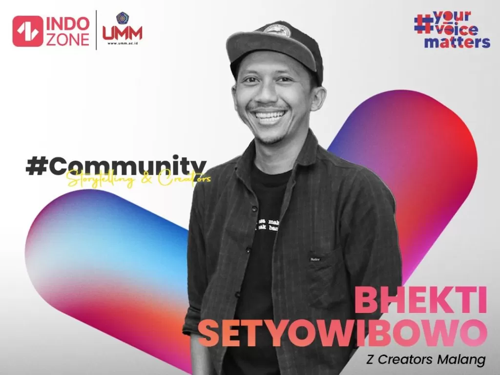 Bhekti Setyowibowo, Z Creators yang bakal speak up di #YourVoiceMatters Malang (Instagram/yourvoicematters_id)