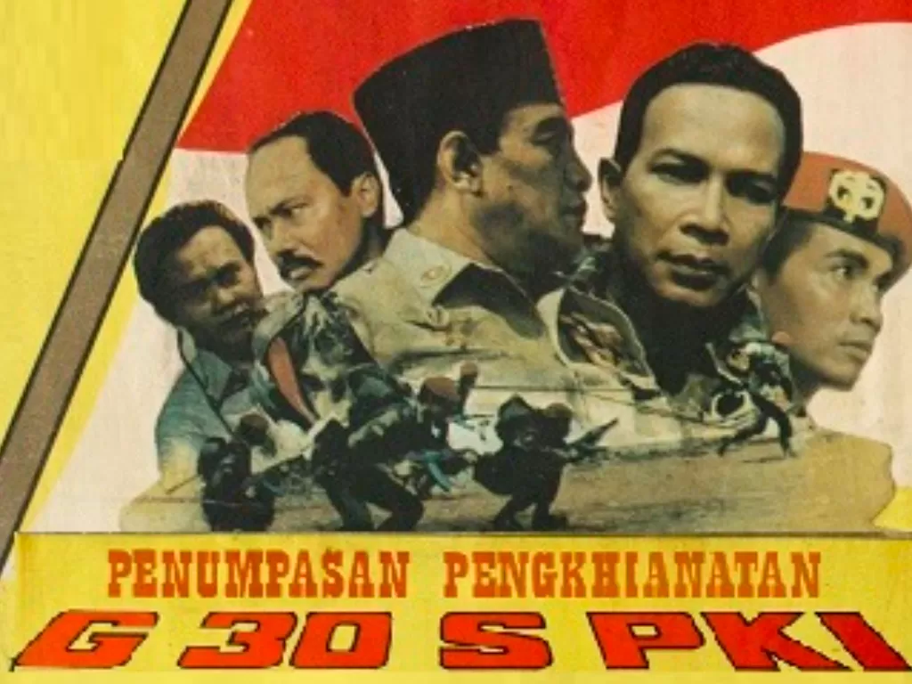 Poster film Penumpasan Pengkhianatan G30SPKI. (Wikipedia).