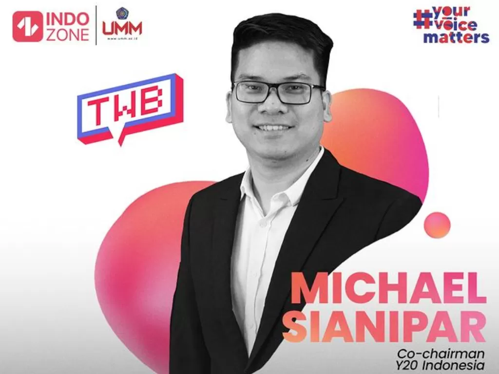 Mike Sianipar, salah satu pembicara di acara Your Voice Matters Malang, Rabu (28/9/2022). (Instagram/@yourvoicematters_id)