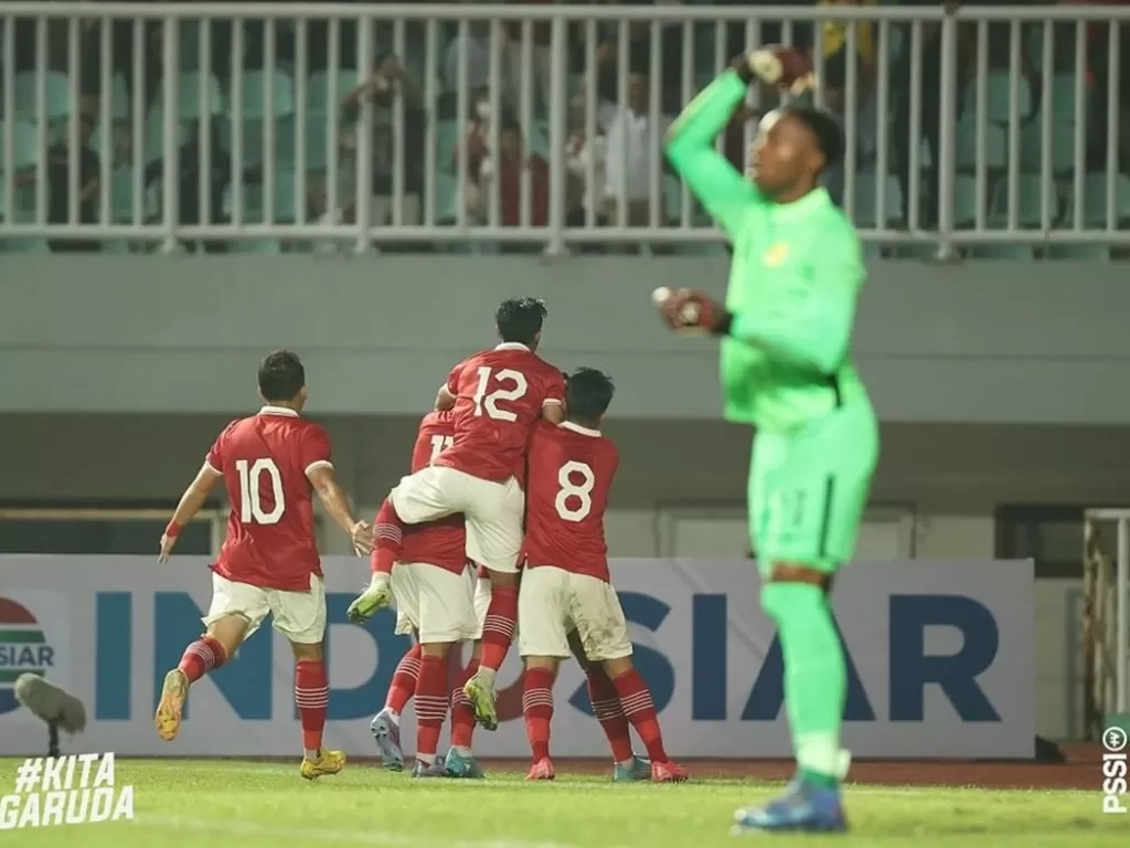Timnas Indonesia berhasil menang atas Curacao. (Instagram/@pssi)