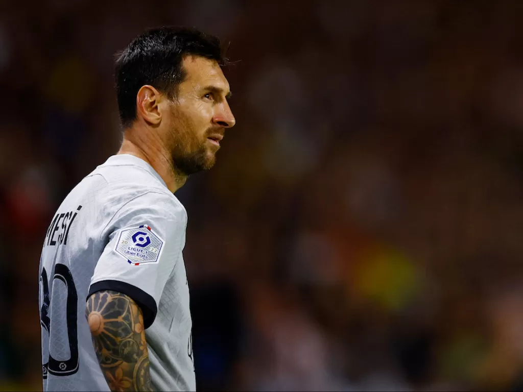 Pemain PSG, Lionel Messi (REUTERS/Stephane Mahe)