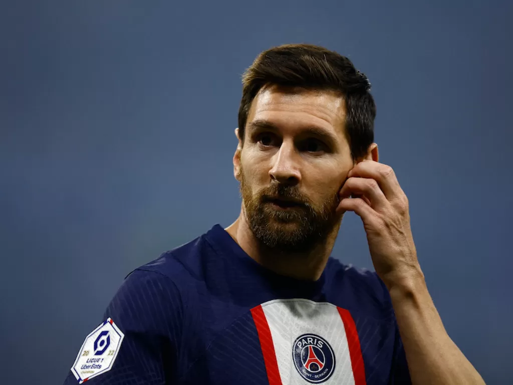Lionel Messi saat memperkuat PSG (REUTERS/Stephane Mahe)