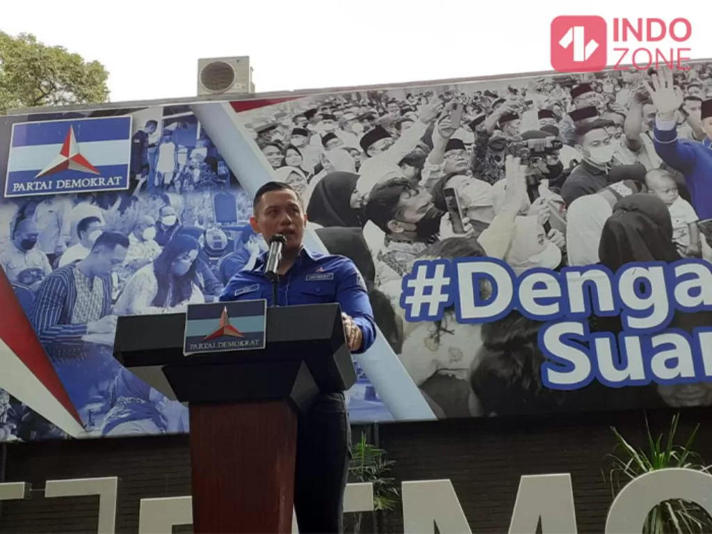 Ketum Partai Demokrat Agus Harimurti Yudhoyono (AHY). (INDOZONE/Harits Tryan).
