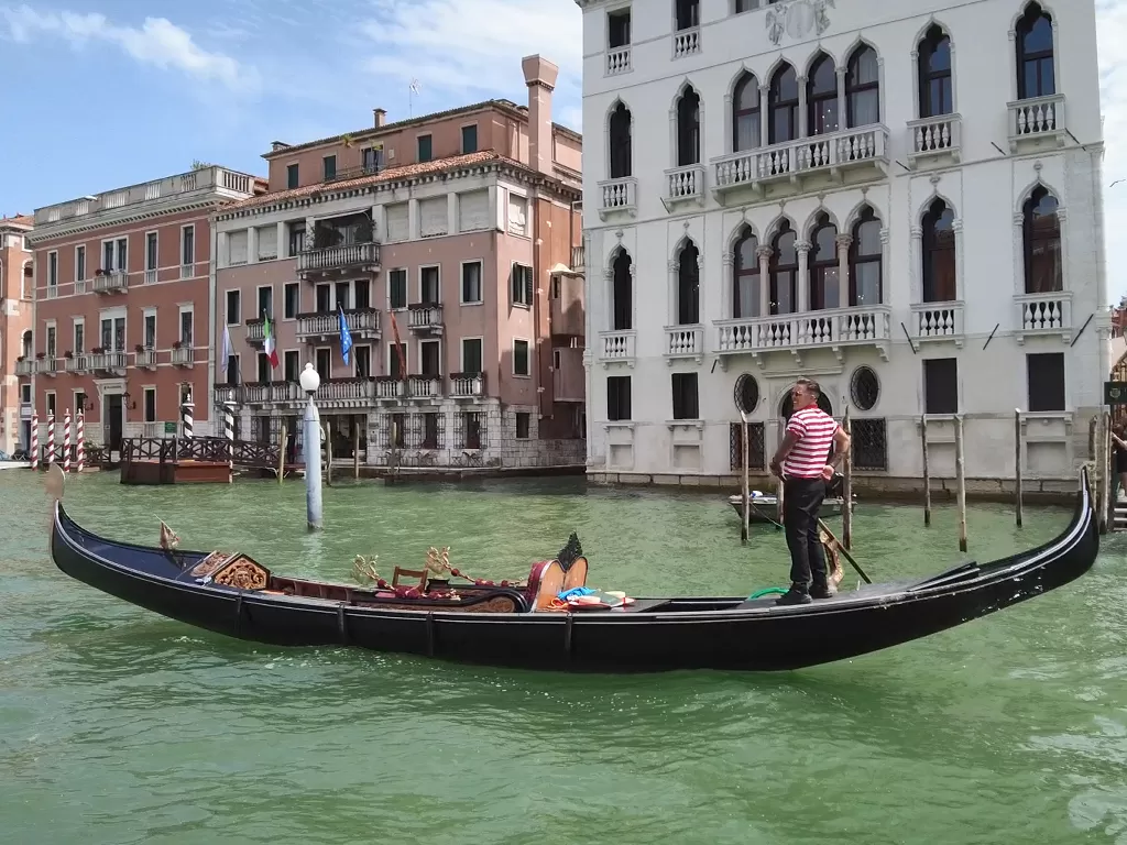 Gondola di Venesia. (Z Creators/Arnie Simanjuntak)