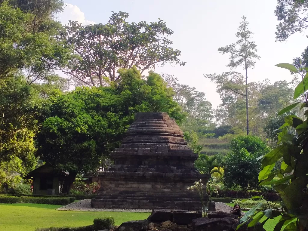  'Candi Borobudur' ada di Malang. (Z Creators/Dio Masafan Mufio)