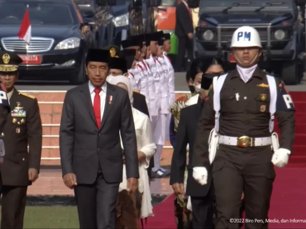 Presiden Jokowi Menghadiri Upacara Peringatan Hari Kesaktian Pancasila (Tangkapan Layar)