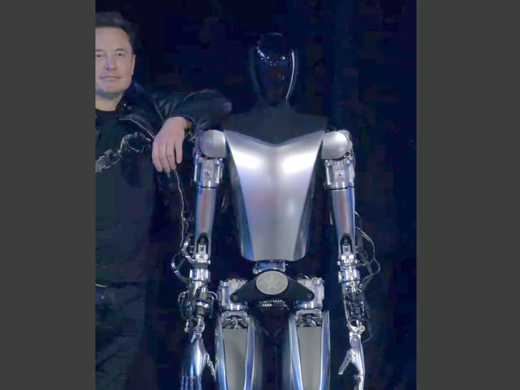 Optimus, tobot humanoid keluaran Tesla. (Dok. Tesla)