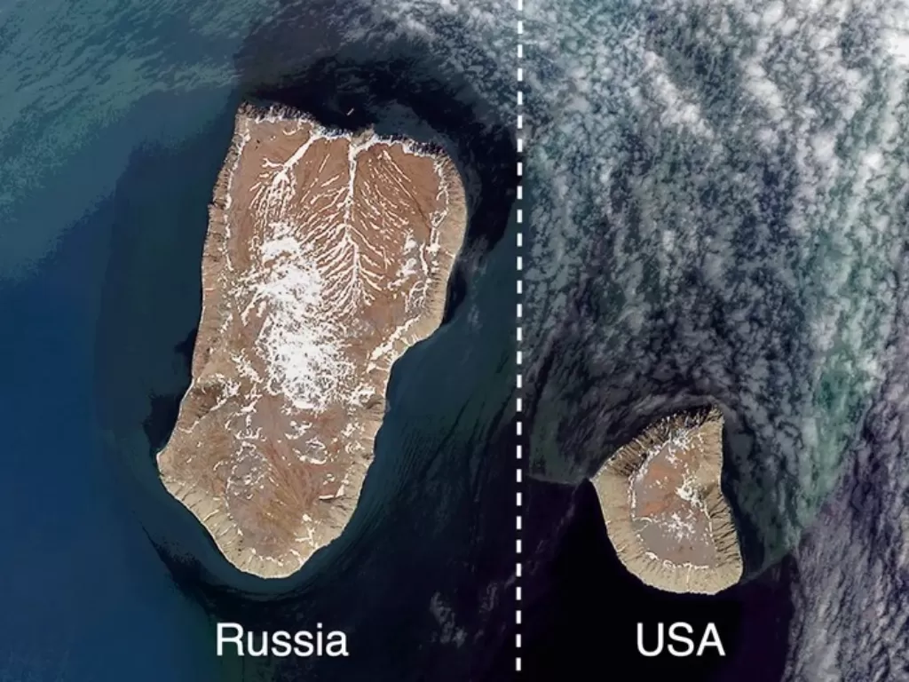 Perbedaan waktu di Amerika dan Rusia. (Busines Insider)