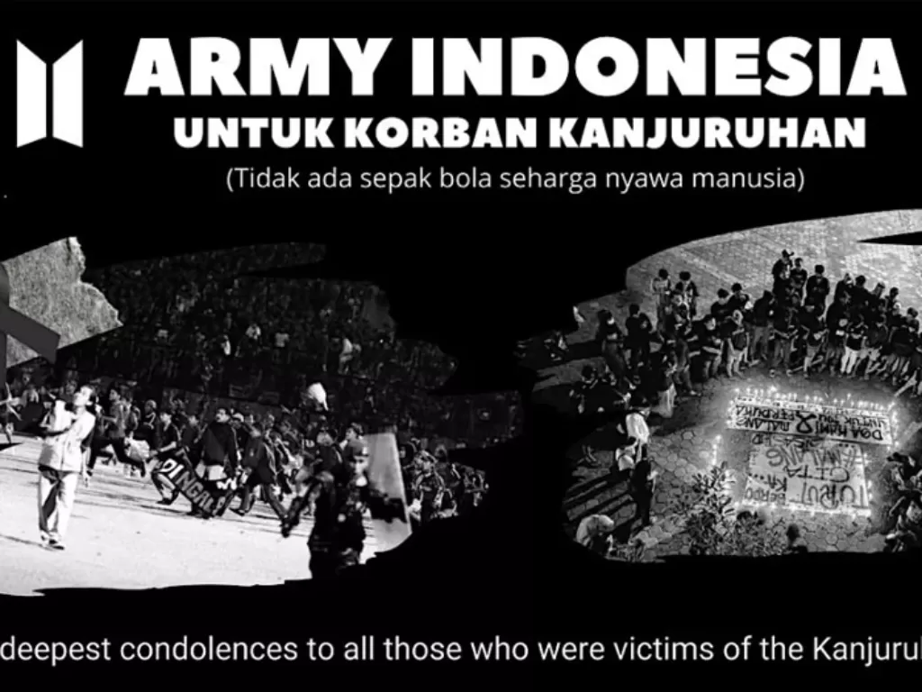 ARMY Indonesia kumpulkan donasi untuk korban tragedi Kanjuruhan. (KitaBisa.com)