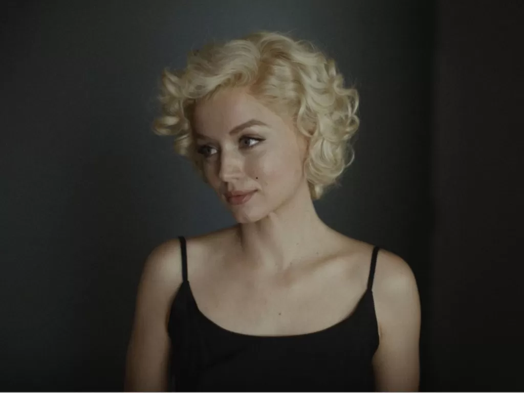 Aktris Ana de Armas dalam film biopik Marilyn Monroe 'Blonde' (IMDb)