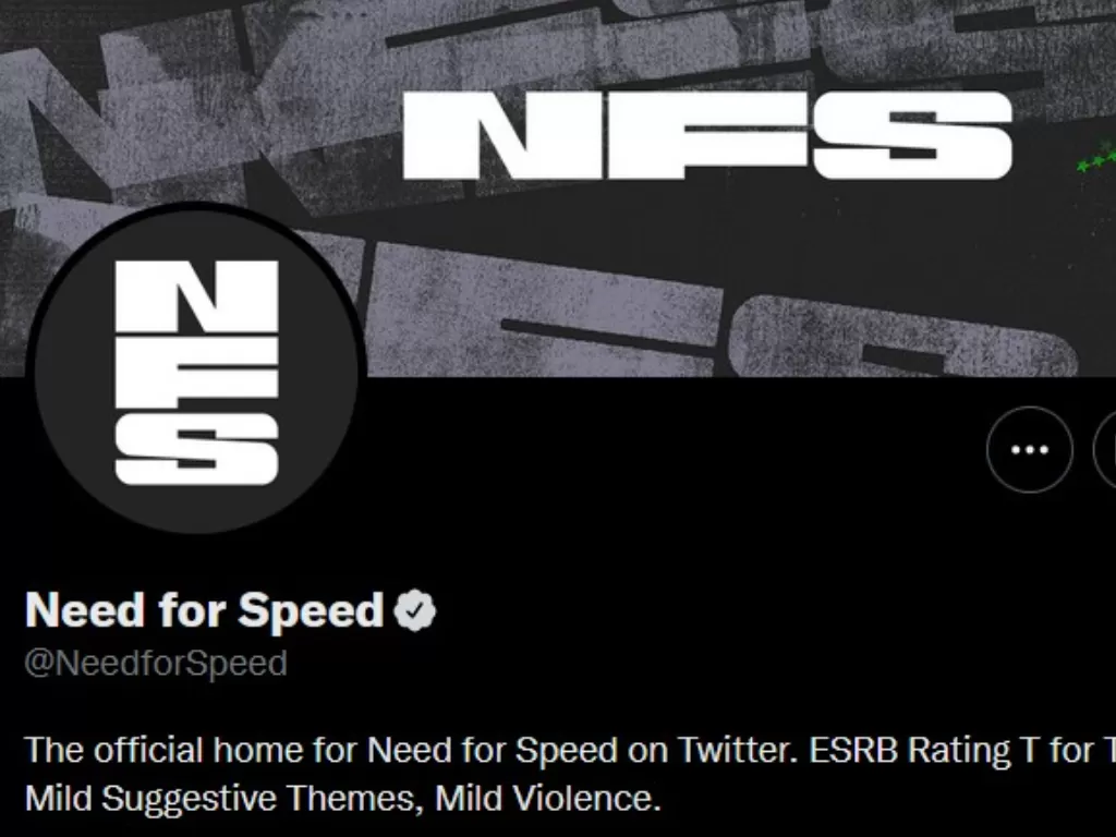 EA isyaratkan game Need for Speed terbaru. (Screenshoot/Twitter/@NeedforSpeed)