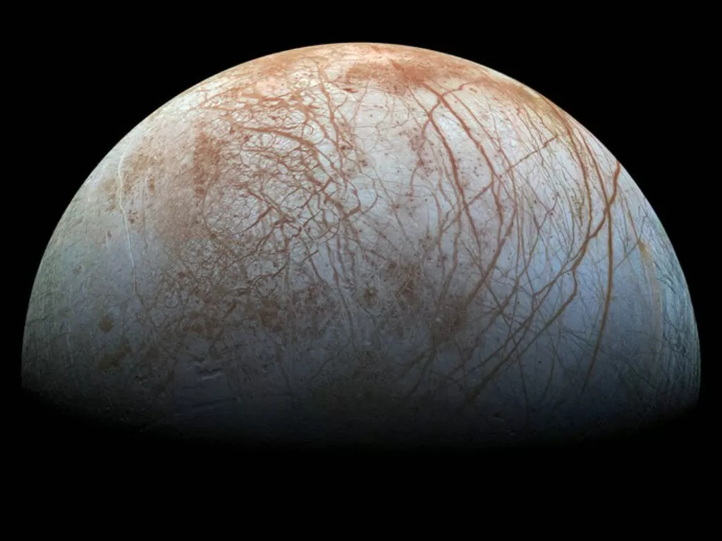 Bulan Jupiter, Europa. (NASA)