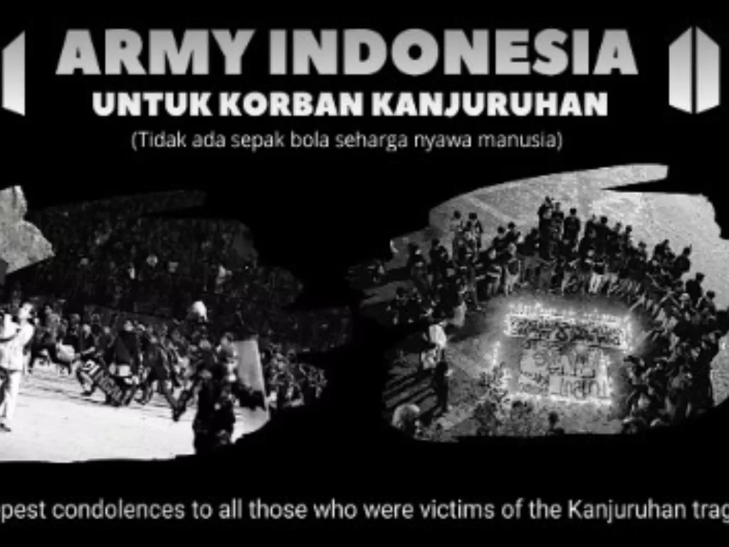 Aksi penggalangan dana Army Indonesia untuk korban Kanjuruhan (Kitabisa.com)