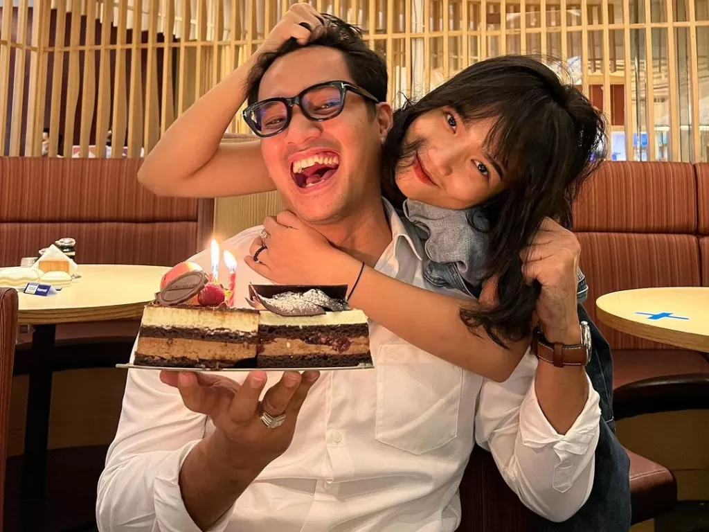 Fuji dan mendiang Bibi Ardiansyah (Instagram/bibliss)