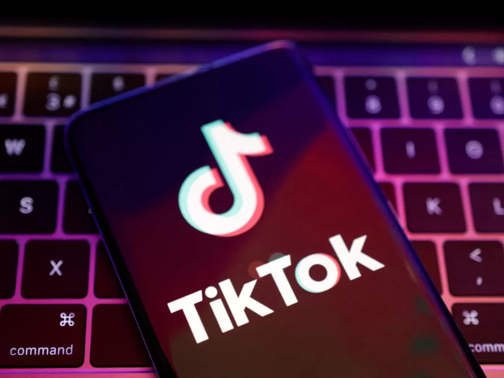 Aplikasi berbagi video, TikTok. (REUTERS/Dado Ruvic)
