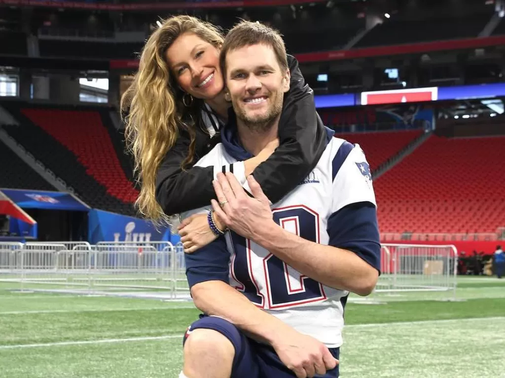 Tom Brady bersama istrinya, Gisele Bundchen (Instagram/@gisele)