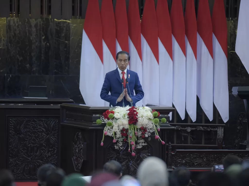 Presiden Jokowi membuka  Parliamentary Speakers’ Summit (P20) di Kompleks Parlemen, Senayan (Foto: Dokumen P20)