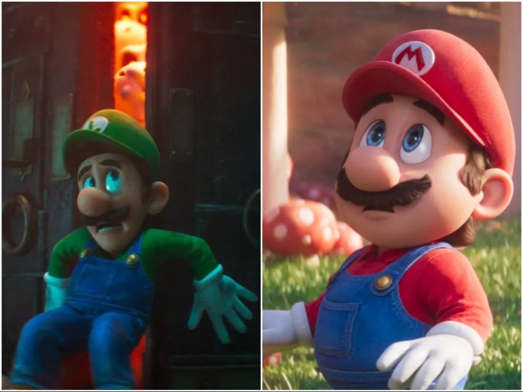 Luigi dan Mario karakter di The Super Mario Bros Movie. (Dok. Universal)11