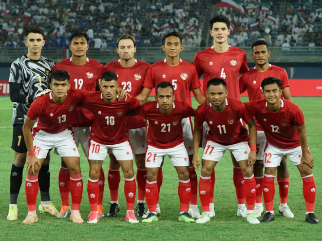 Skuad Timnas Indonesia vs Kuwait di Kualifikasi Piala Asia 2023. (Dok. PSSI)