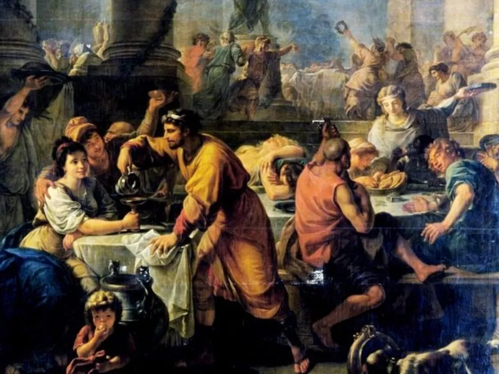 Ilustrasi kehidupan Romawi kuno. (Ancient Origins)