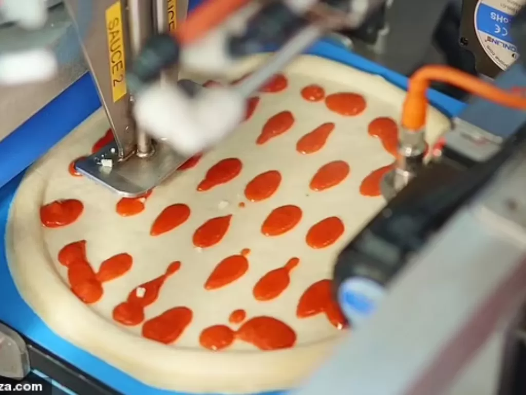 Robot besutan mantan karyawan SpaceX yang mampu mmebuat Pizza. (Stellar Pizza)