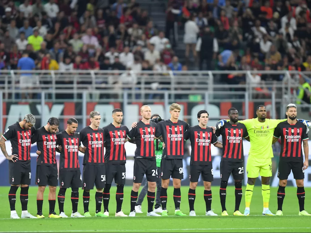 Skuad AC Milan (REUTERS/Daniele Mascolo)