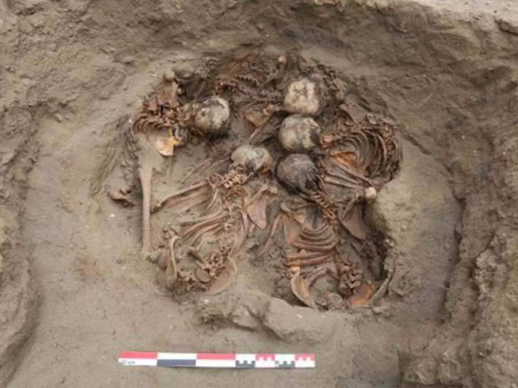 Anak-anak jadi tumbal korban ritual kejam di Peru. (Andina/Huanchaco Archaeological Program)