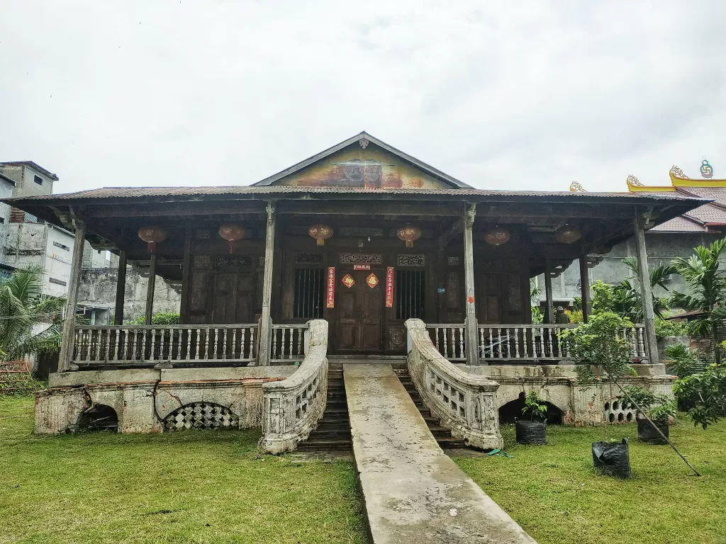 Rumah Kapitan di Rokan Hilir, Riau. (Z Creators/Riki Ariyanto)