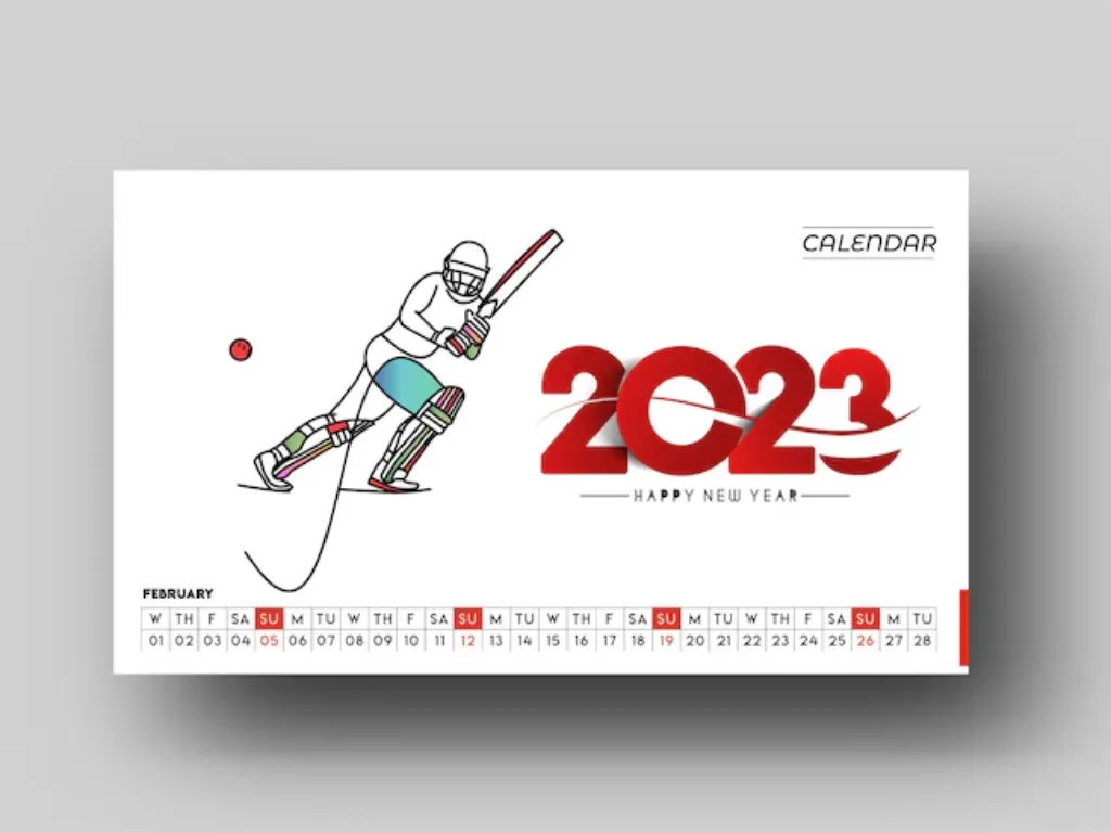 Ilustrasi kalender tahun 2023. (FREEPIK/Rochak Shukla)