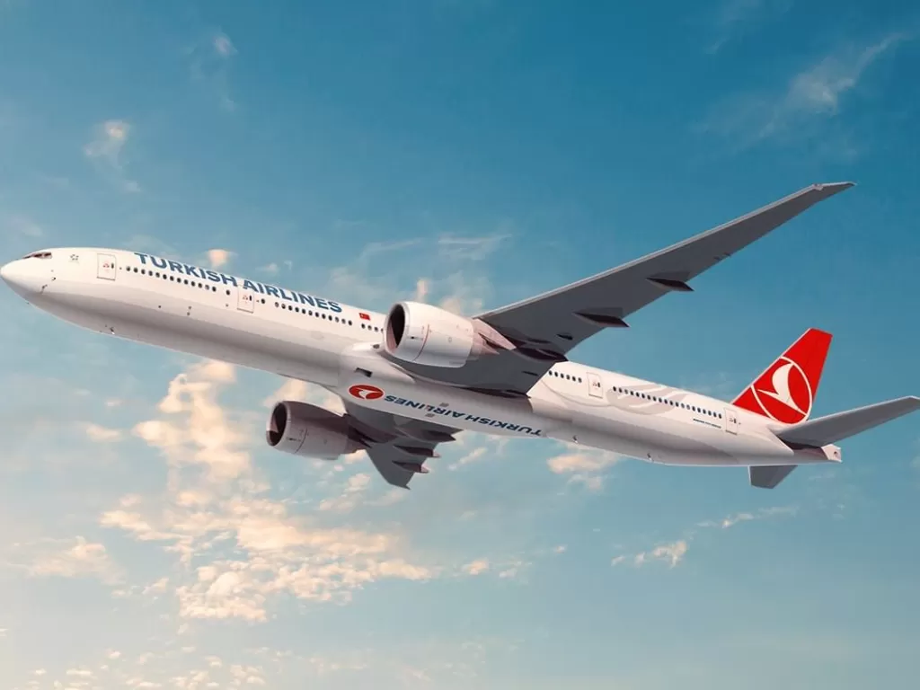 Pesawat Turkish Airlines. (Instagram/@turkishairlines)