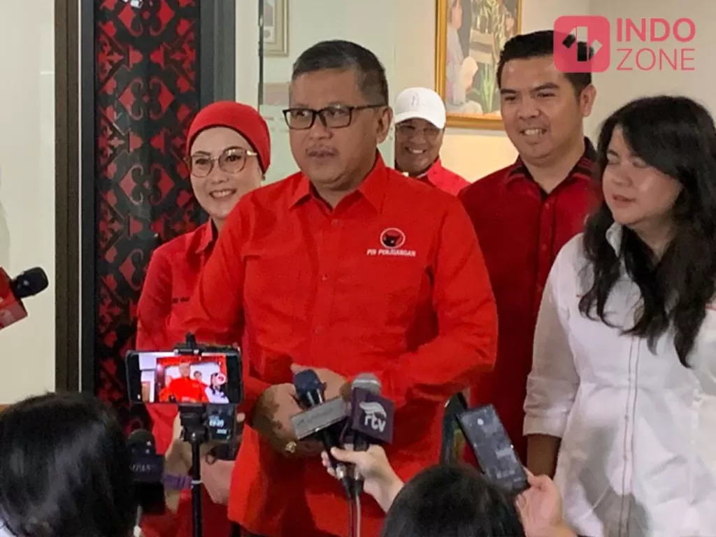 Sekjen DPP PDIP Hasto Kristiyanto. (INDOZONE/Harits Tryan)