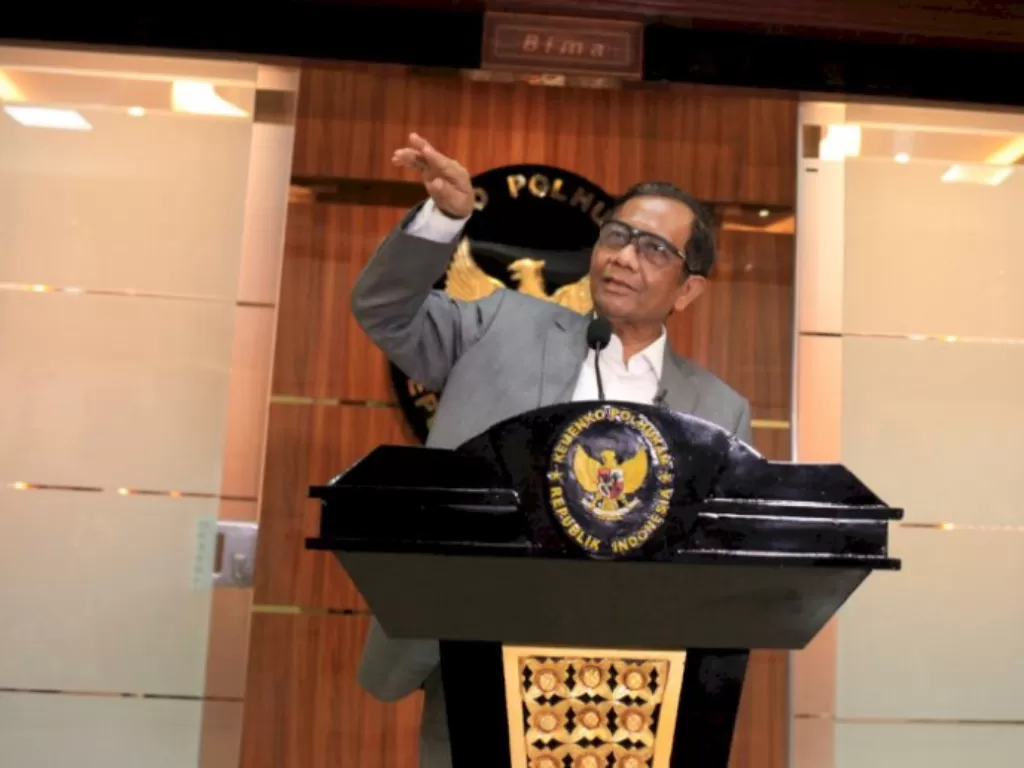 Ketua TGIPF, Menko Polhukam Mahfud MD (Foto: Antara/Retno Esnir)