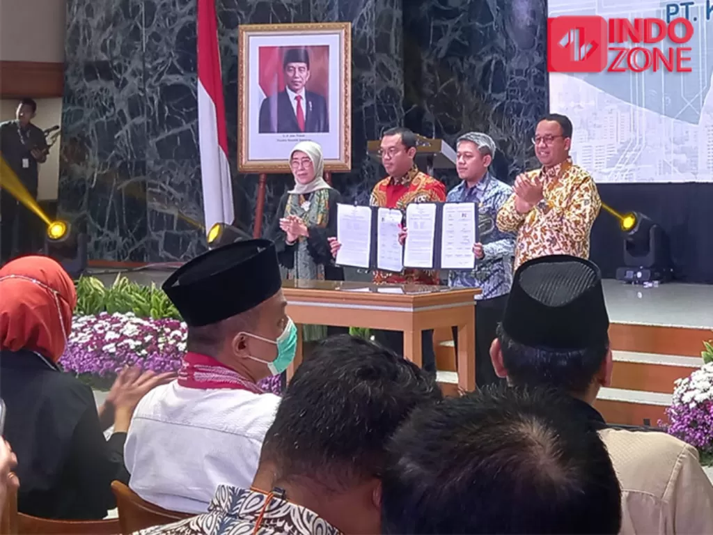 Anies Baswedan berpamitan sebagai Gubernur DKI Jakarta (INDOZONE/Febyora Dwi Rahmayani)