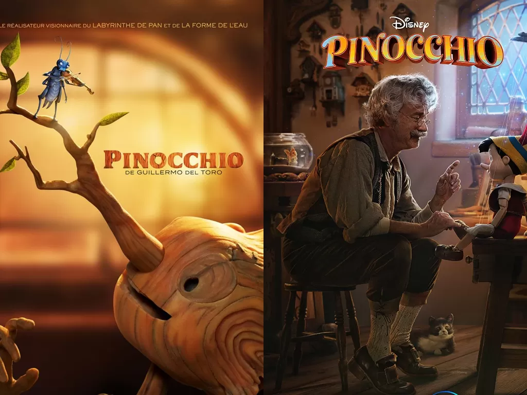 Poster Pinocchio milik Netflix dan Disney (IMDb)