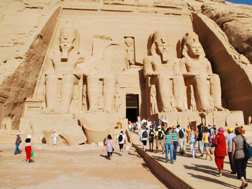 Kuil Abu simbel, Mesir. (Z Creators/Fabiola Lawalata)