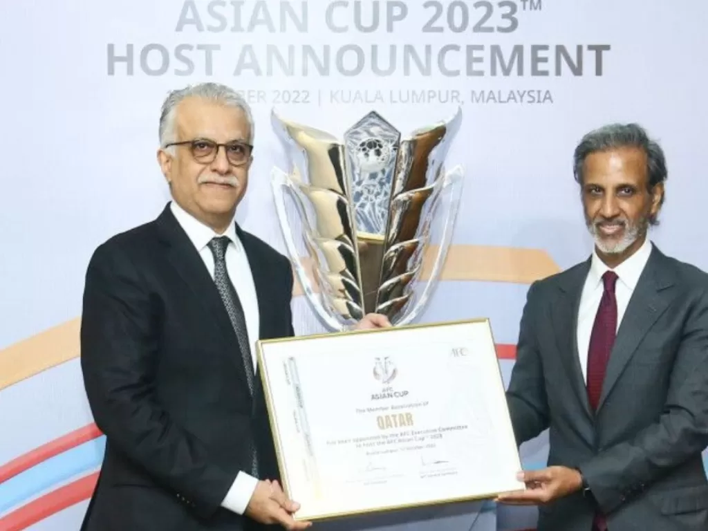 Qatar terpilih sebagai tuan rumah Piala Asia 2023 (The AFC)