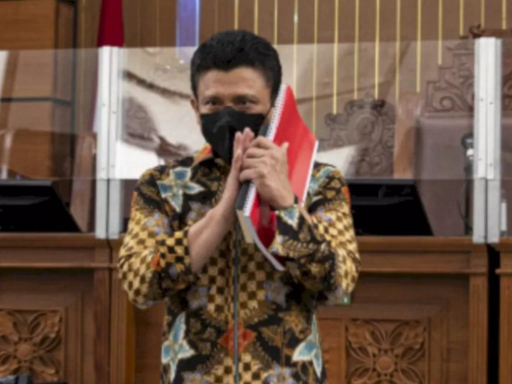 Terdakwa Ferdy Sambo jalani sidang kasus pembunuhan berencana terhadap Brigadir J di Pengadilan Negeri Jakarta Selatan, Jakarta, Senin (17/10/2022). (ANTARA FOTO/Sigid Kurniawan)