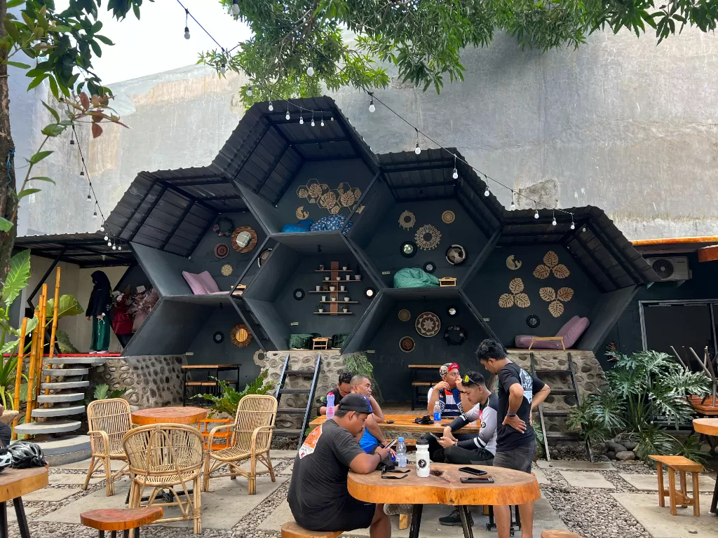 Kafe Utopia di Kabupaten Gowa, Sulawesi Selatan. (Z Creators/Retno Mandriyarini)