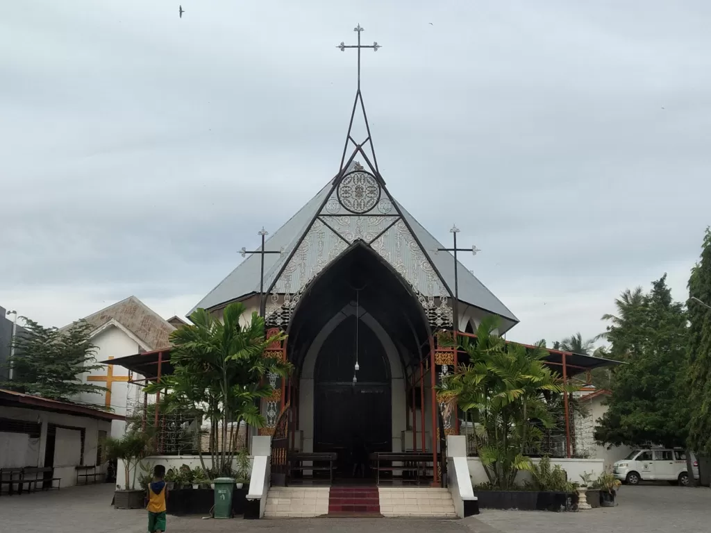 Gereja Kota Kupang, jejak sejarah penting peninggalan zaman penjajahan. (Z Creators/Wulan Paty)