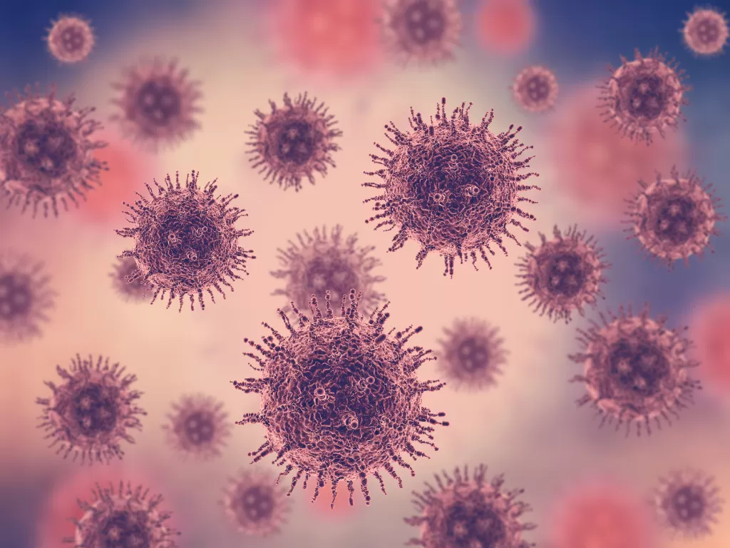 Ilustrasi virus corona. (FREEPIK/kjpargeter)