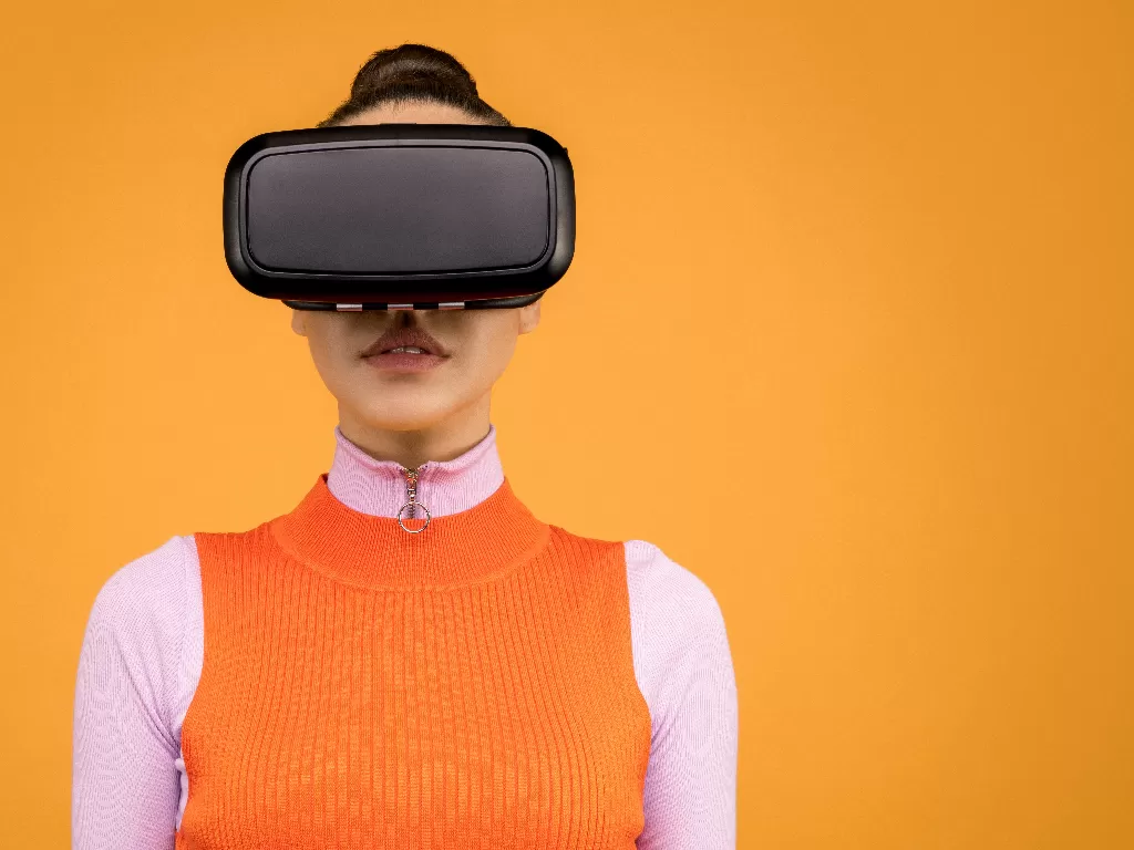 Teknologi Virtual Reality. (Pexels)
