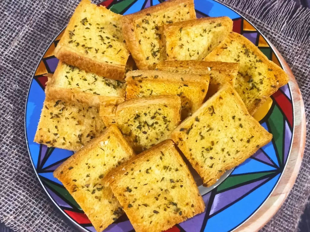 Resep garlic bread (Instagram/@sindypramita)