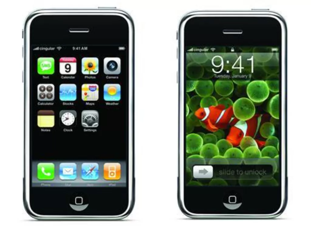 iPhone pertama rilisan tahun 2007. (REUTERS/Handout)