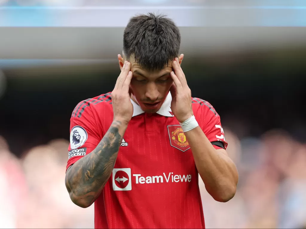 Bek Manchester United, Lisandro Martinez (Reuters/Carl Recine)