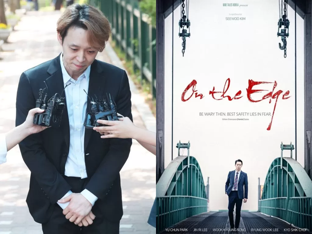 Film comeback Park Yoo Chun berjudul To Evil gak diizinin tayang di bioskop Korea Selatan. (Twitter/Fandom/Soompi)