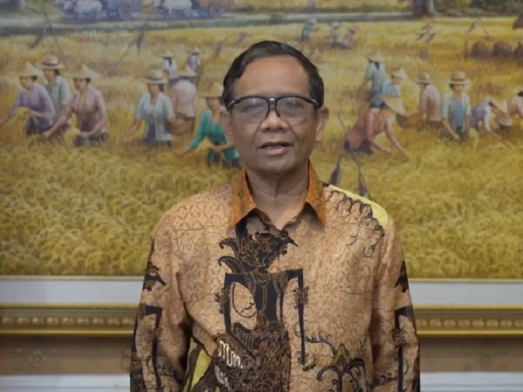 Mahfud MD membeberkan peran santri dan umat Islam dalam kontestasi politik Indonesia (Antara/Putu Indah Savitri) 
