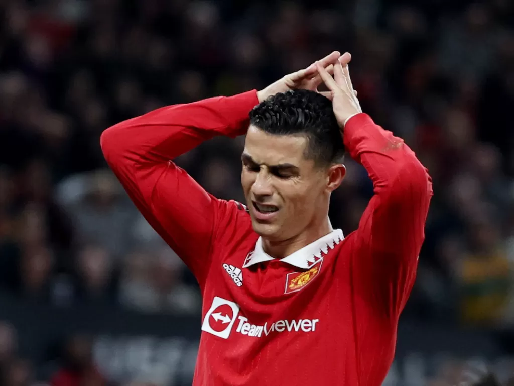 Penyerang Manchester United, Cristiano Ronaldo (REUTERS/Phil Noble)
