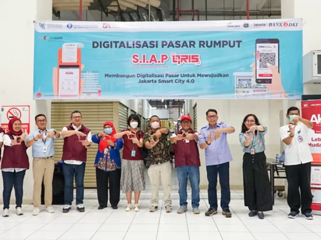 Digitalisasi pasar Rumput. (pemprov DKI Jakarta)