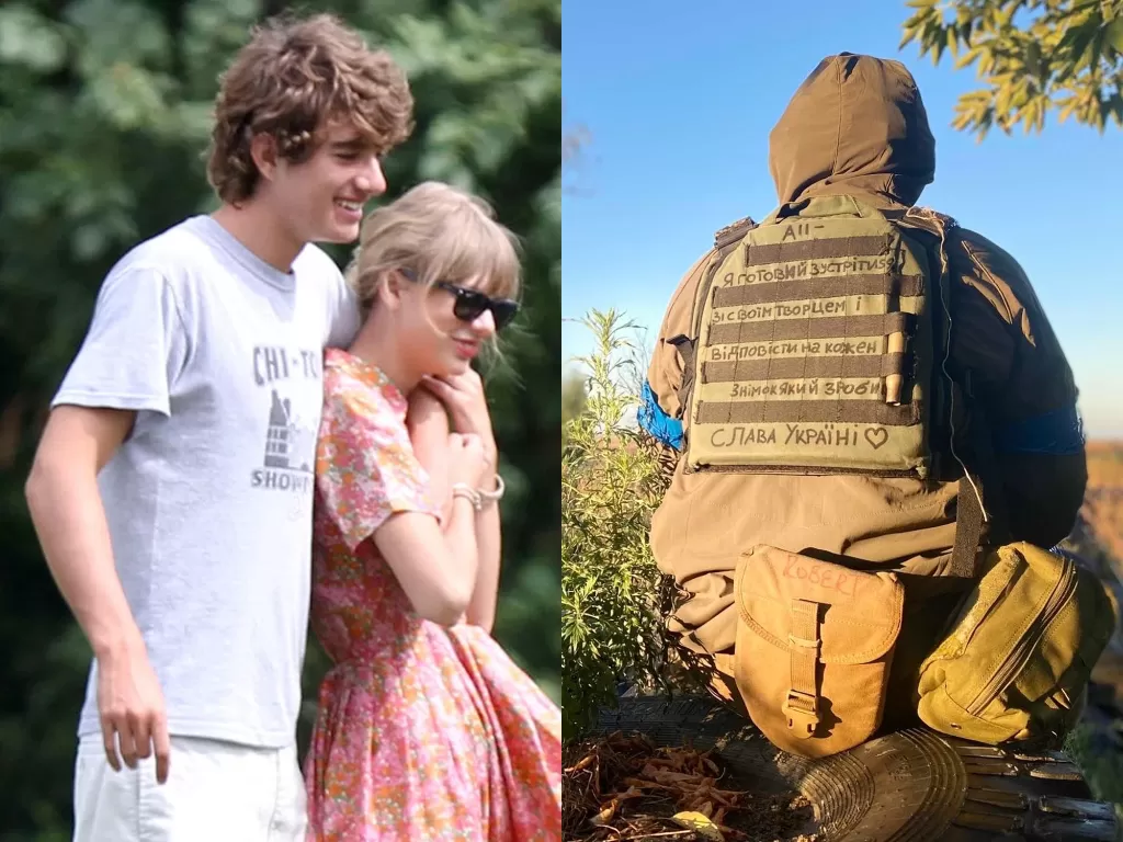 Conor Kennedy dan Taylor Swift saat berpacaran. (Quien) Conor Kennedy mendaftar sebagai tentara Ukraina. (Instagram/jconorkennedy)